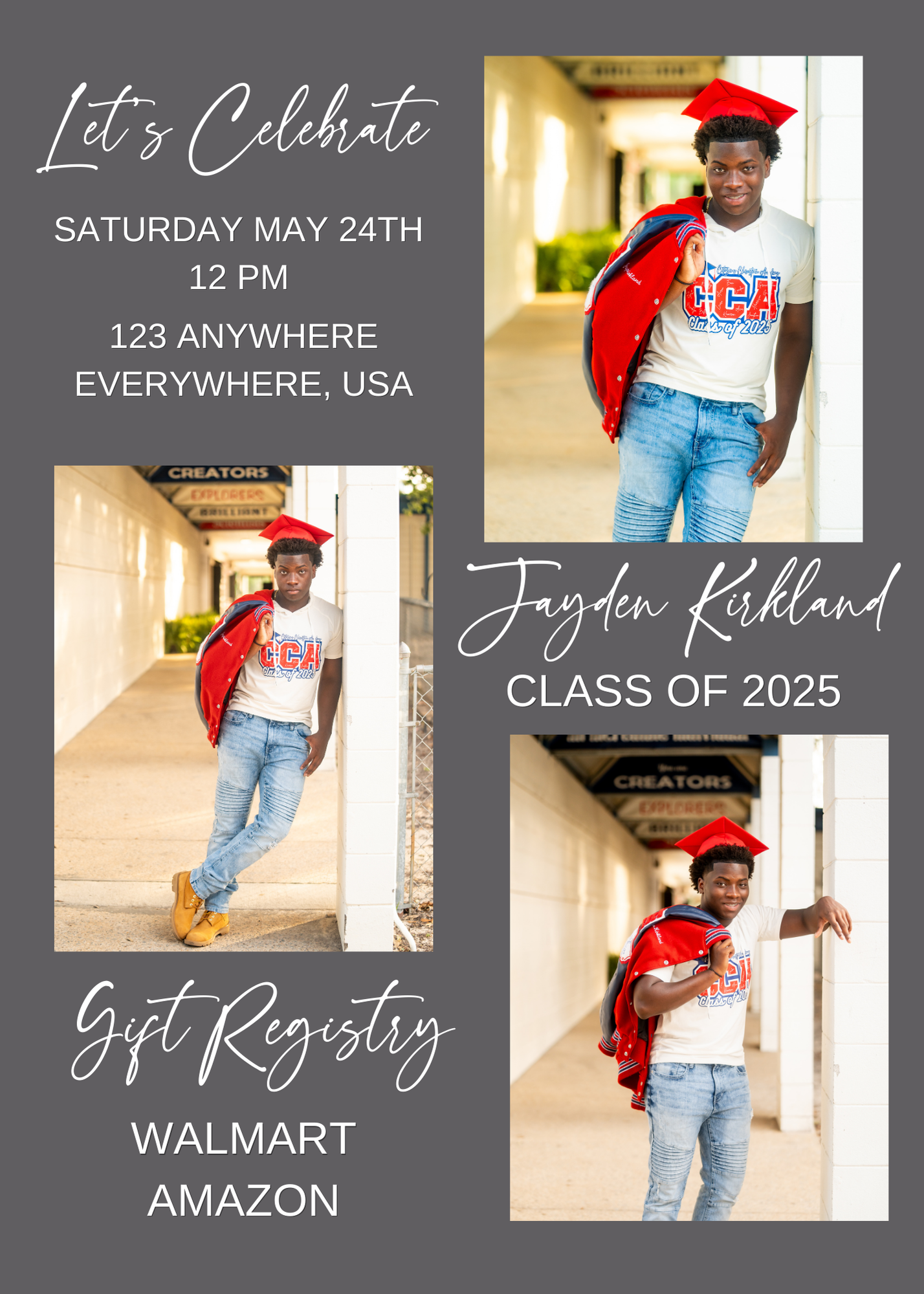 Photo Graduation Invitation