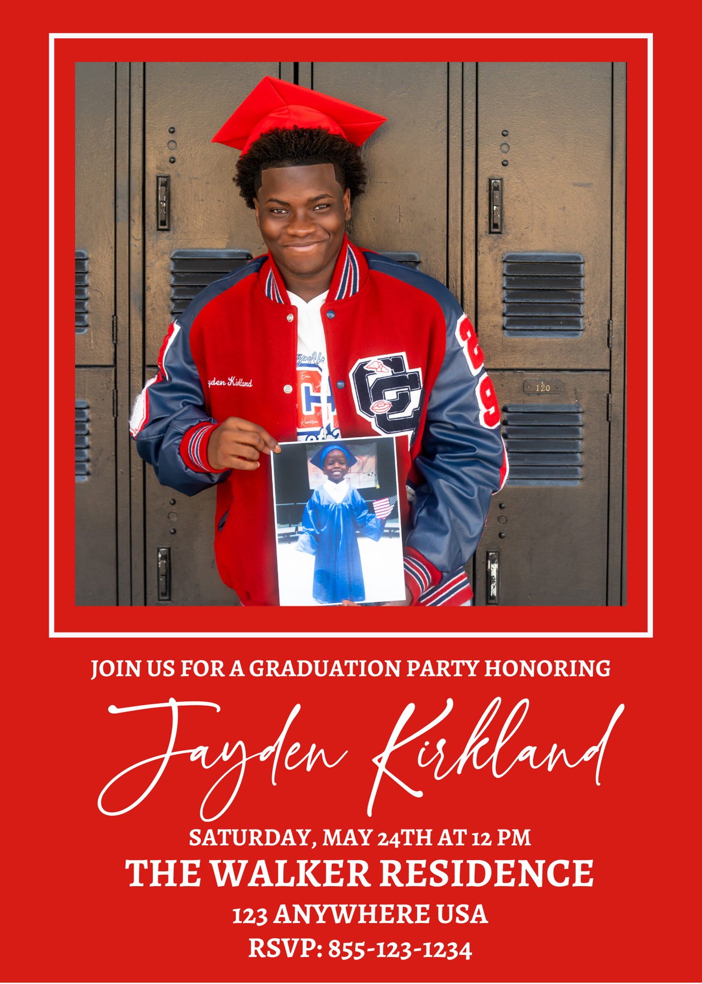 Photo Graduation Invitation