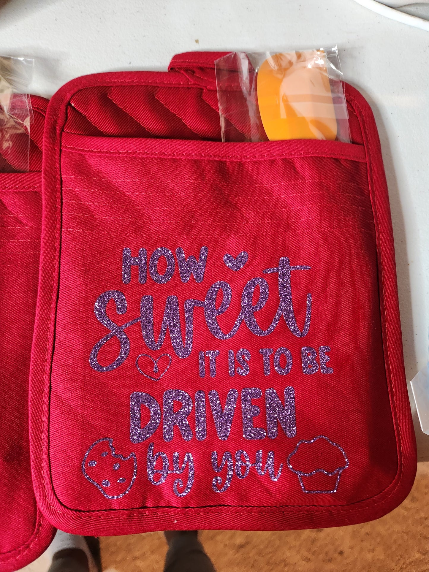 Bus driver and teacher pot holders