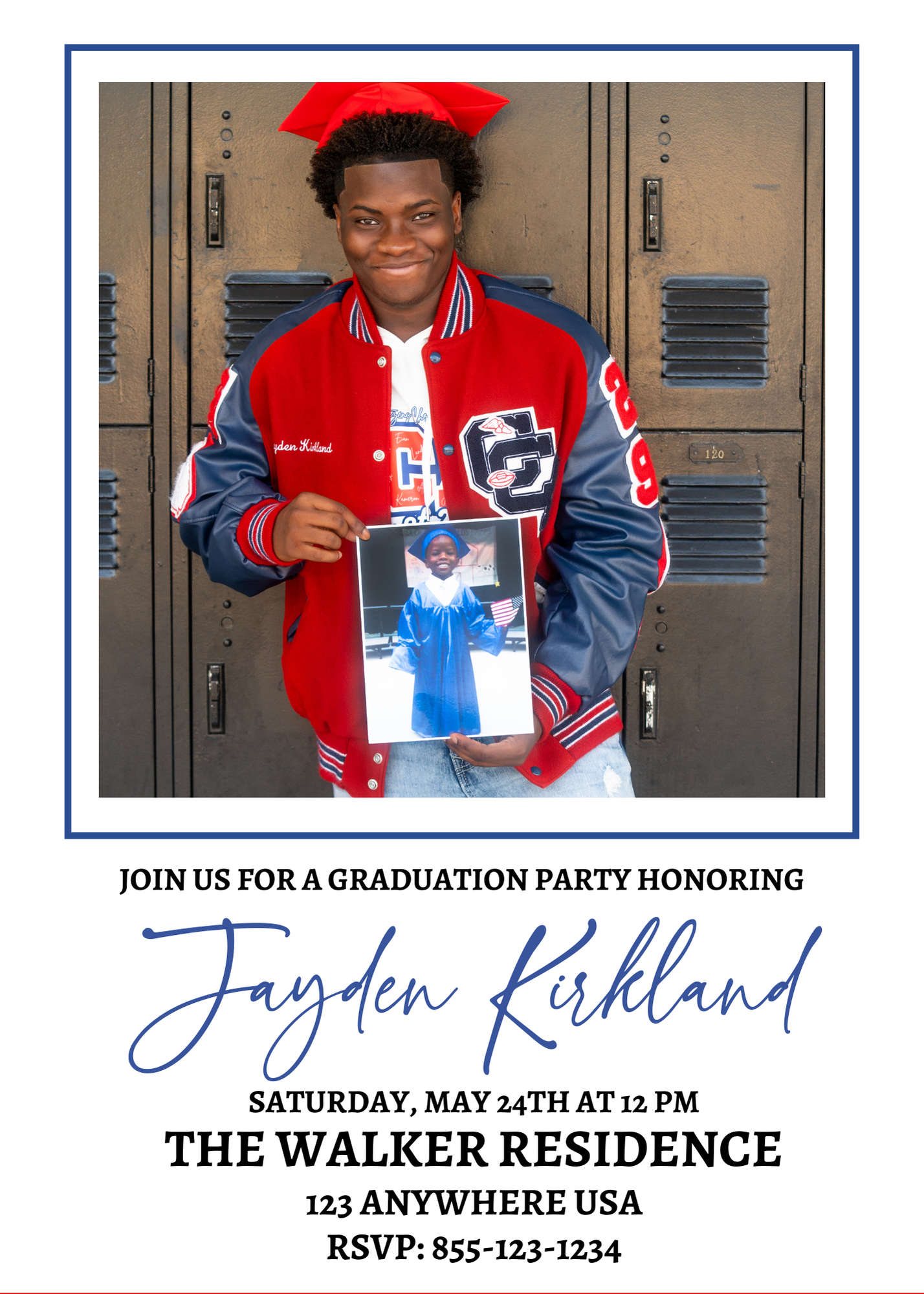 Photo Graduation Invitation