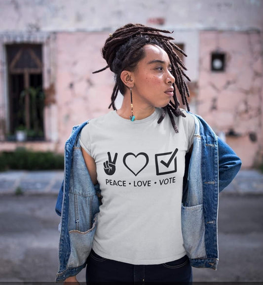 Peace, Love, Vote shirt