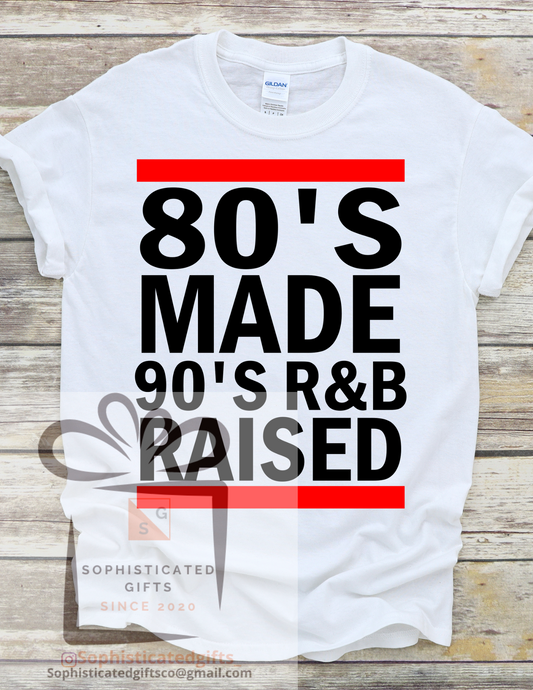 80's raised R&B shirt